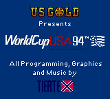 World Cup USA 94 (USA, Europe) (En,Fr,De,Es,It,Nl,Pt,Sv) Title Screen
